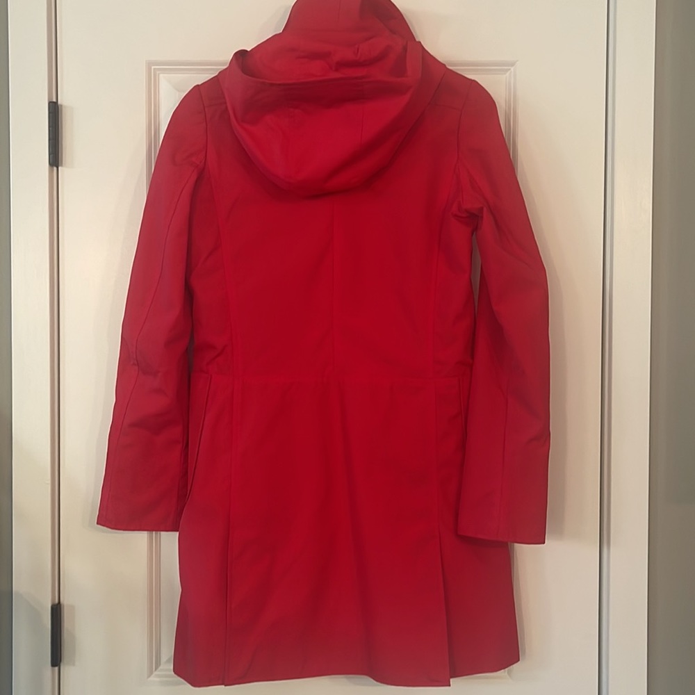 Jane Post Toggle Hooded Raincoat - image 5
